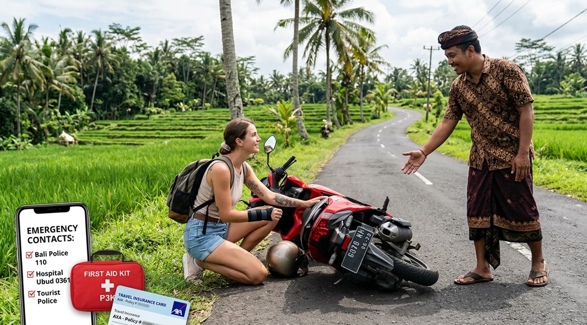 What to Do If You Have an Accident or Drop Your Scooter in Bali: A Tourist’s Checklist