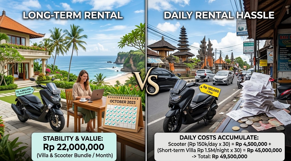 When Monthly Bike or Car Rental in Bali Makes More Sense Than Daily Rates