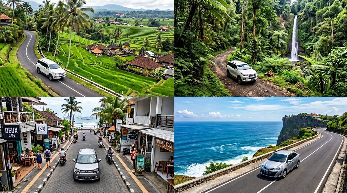 Which Car to Rent in Bali for Your Route: Ubud, Uluwatu, Canggu, North Bali, and Waterfalls